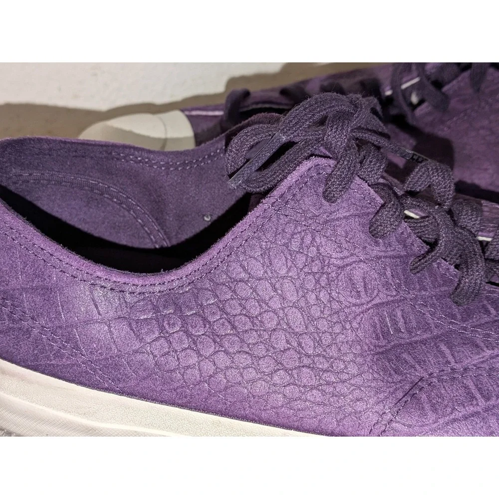 Converse X Pop Trading Company Jack Purcell Pro Purple Croc 170544C Mens 9.5‎